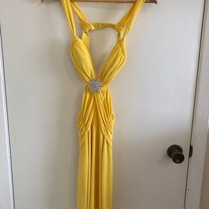 Bright Yellow Formal Dress